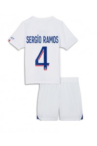Paris Saint-Germain Sergio Ramos #4 Babytruitje 3e tenue Kind 2022-23 Korte Mouw (+ Korte broeken)